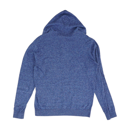 Blue Solid Pullover Sweater