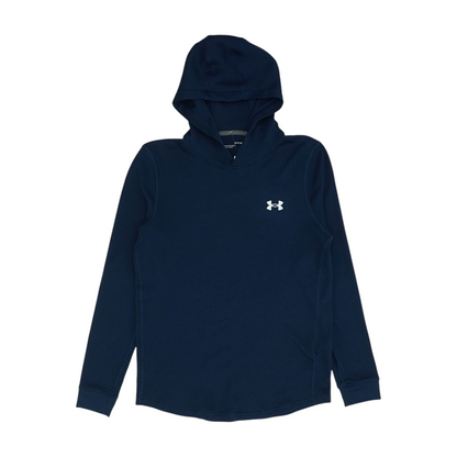 Navy Solid Hoodie Pullover