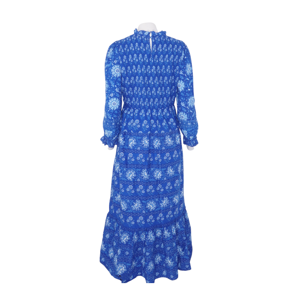 Blue Floral Maxi Dress