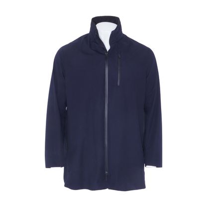 Black Matrix Collar Full Zip Jacket