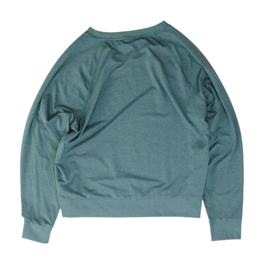 Green Solid Sweatshirt Pullover