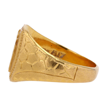 22K Yellow Gold Fashion Ring