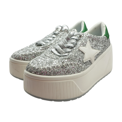 Silver Platform Heels