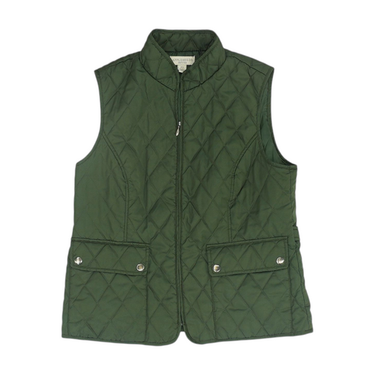 Green Petite Solid Vest