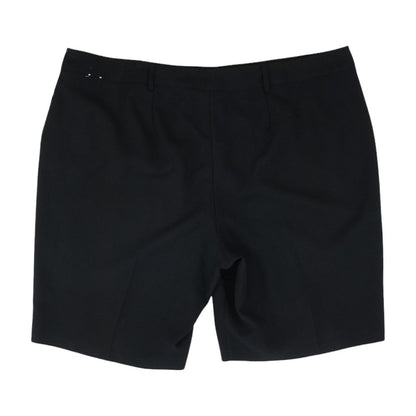 Black Solid Shorts