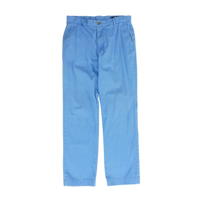 Blue Solid Chino Pants