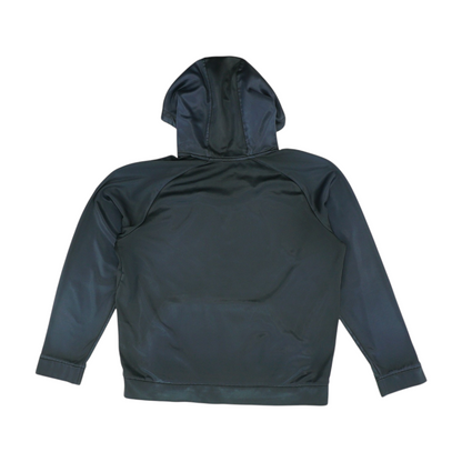 Black Solid Hoodie Pullover