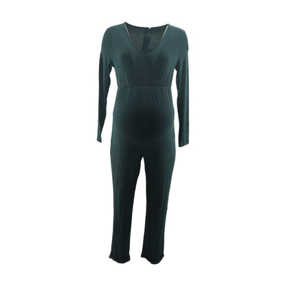 Black Maternity Jumpsuit