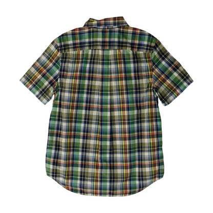 Multi Plaid Short Sleeve Button Down