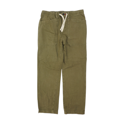 Green Straight Pants