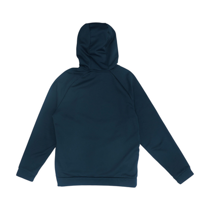 Black Solid Hoodie Pullover