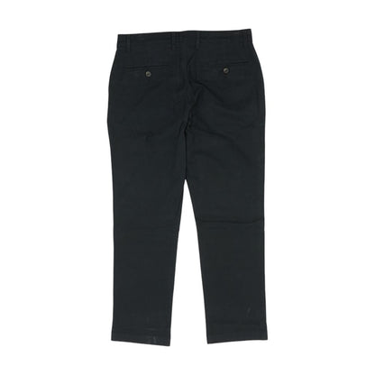 Black Solid Chino Pants