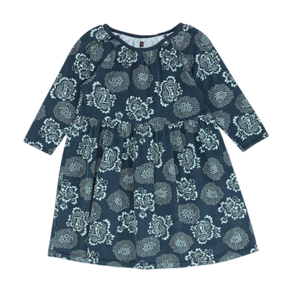 Navy Floral Dress