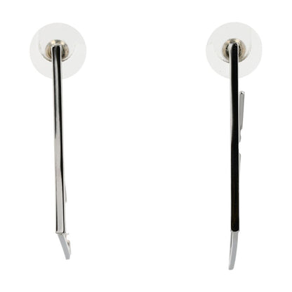 Costume Silver-Tone Slim Geometric Hoops