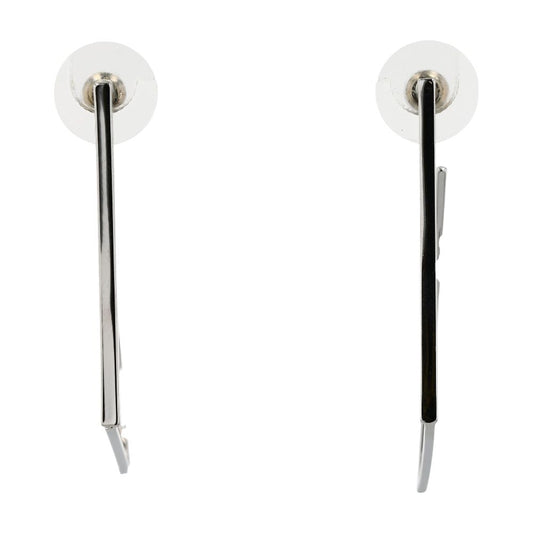 Costume Silver-Tone Slim Geometric Hoops
