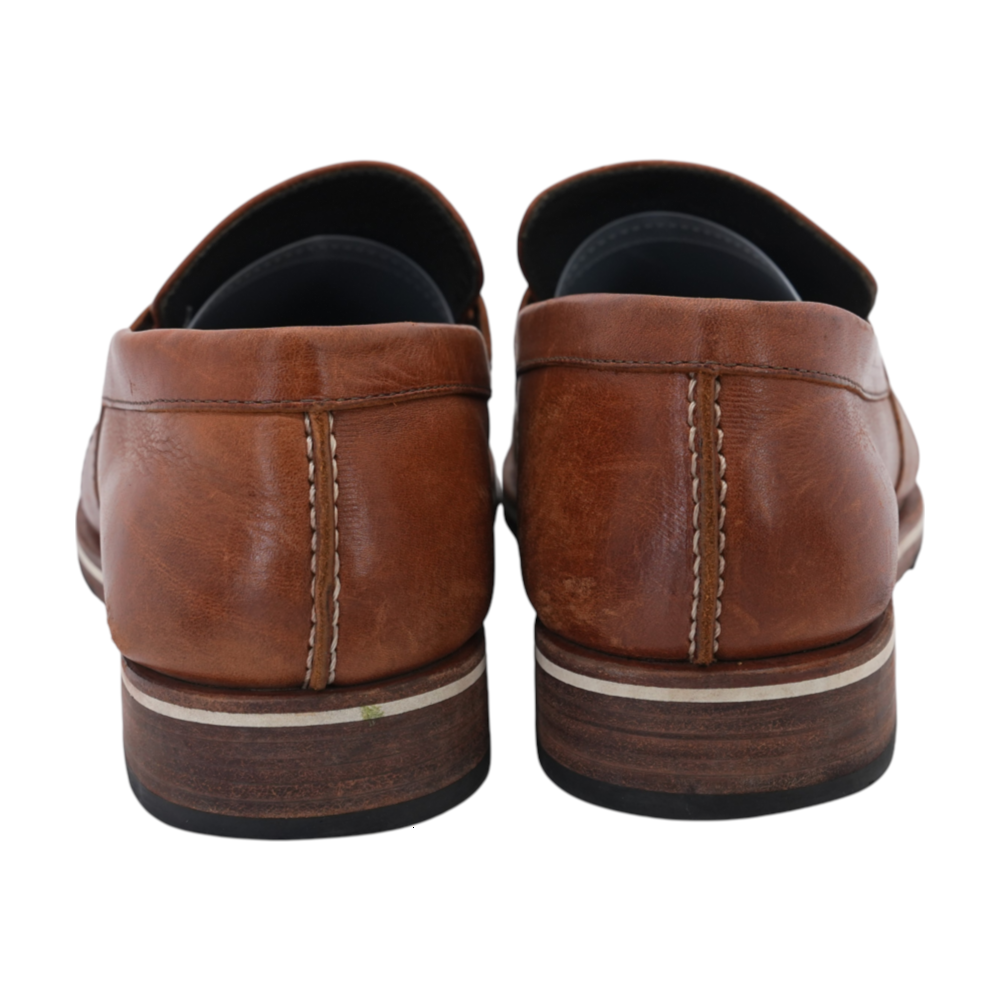 Brown Slip-On Dress Shoes