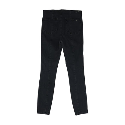 Black Solid Pants