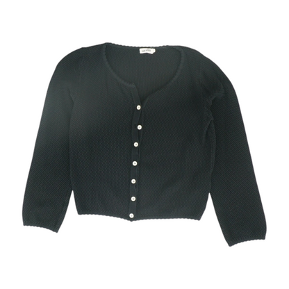 Black Cardigan Sweater