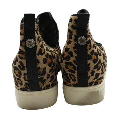 Tan Mid-Top Athletic Shoes