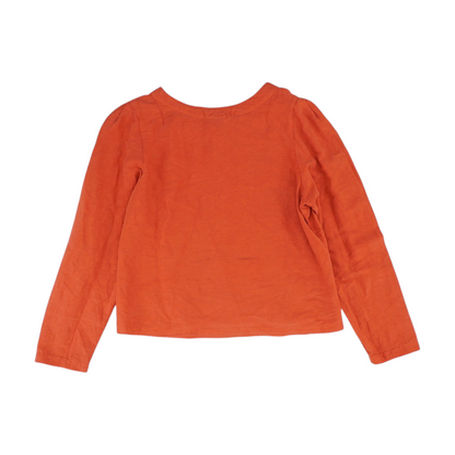 Orange Button Down
