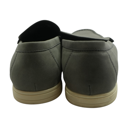 Gray Slip-On Dress Shoes