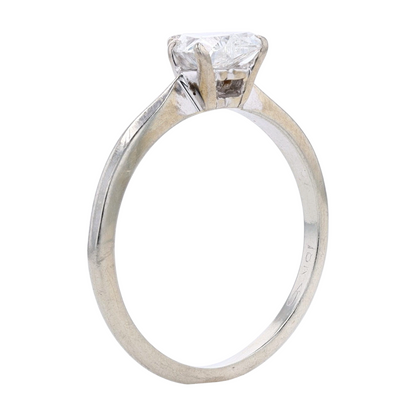 3/4 ctw 18K White Gold Diamond Engagement Ring