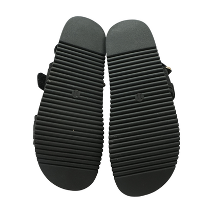 Black Flat Sandals