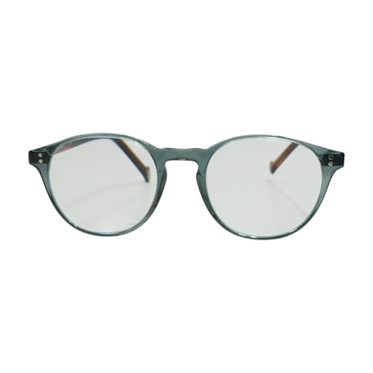 Blue HEB218 Round Prescription Eyewear