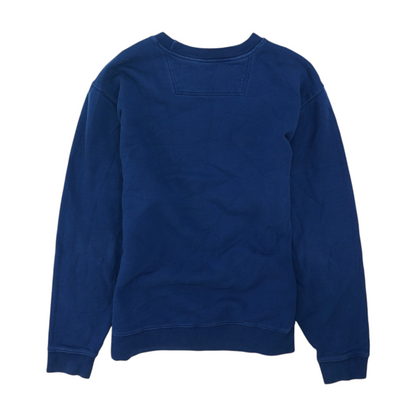 Navy Solid Sweatshirt Pullover