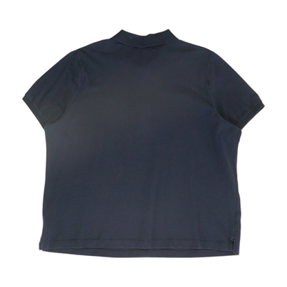 Navy Solid Short Sleeve Polo