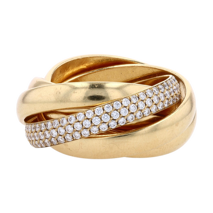 3/4 ctw 18K Yellow Gold Diamond Band Ring