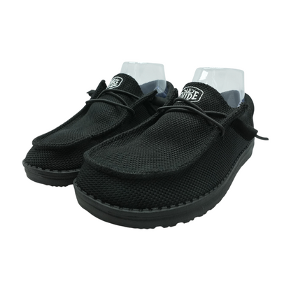 Black Slip-On Flats