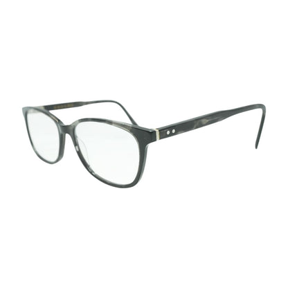 Black Winchester Oval Unknown Prescription Eyeglasses