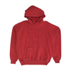 Red Solid Hoodie Pullover