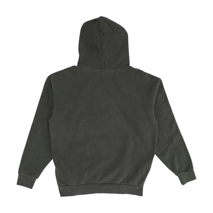 Gray Solid Hoodie Pullover