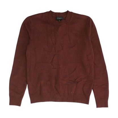 Red Solid Pullover Sweater