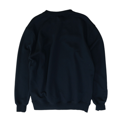 Navy Solid Sweatshirt Pullover