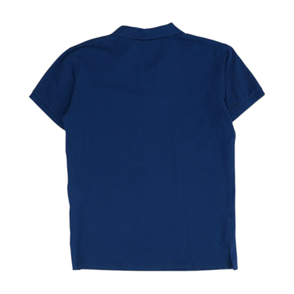Navy Solid Short Sleeve Polo