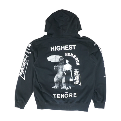 Black Solid Hoodie Pullover