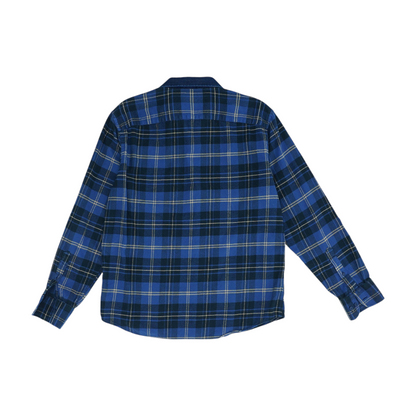 Blue Plaid Flannel Button Down