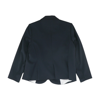 Navy Plus Solid Blazer