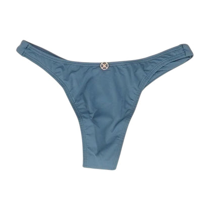 Blue Solid Swim Bottom