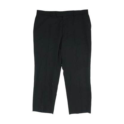 Black Solid Chino Pants