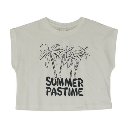 White Print T-Shirt