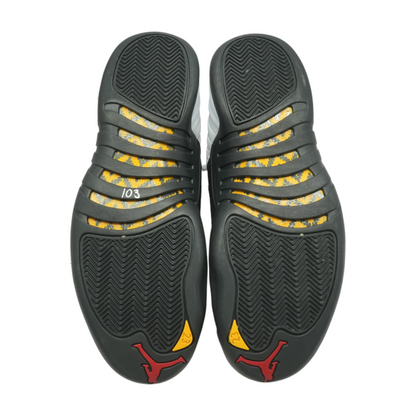 Air Jordan 12 Retro Taxi High-Top Athletic Shoes