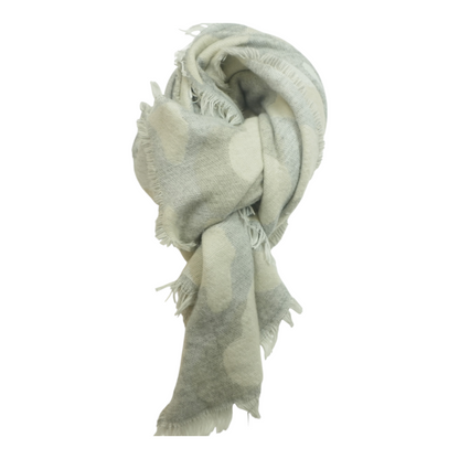 Gray Print Scarf