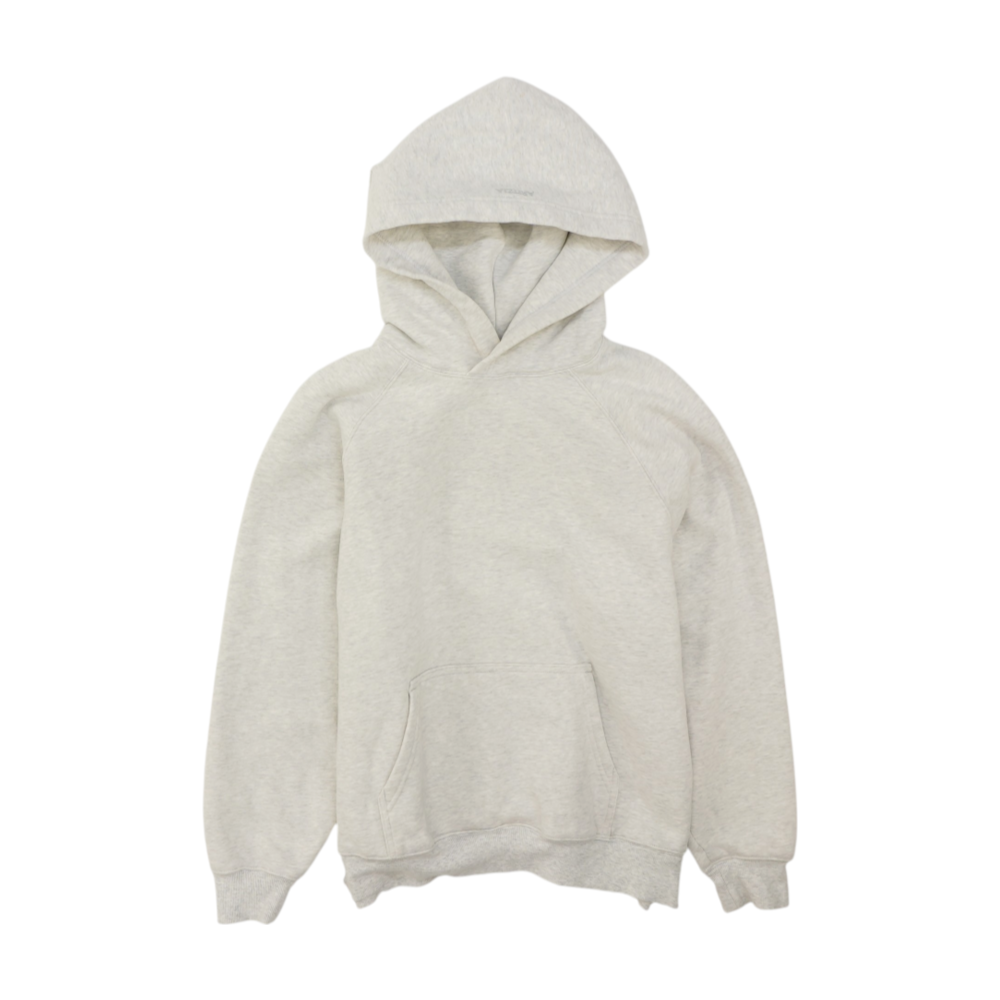 Gray Solid Hoodie Pullover