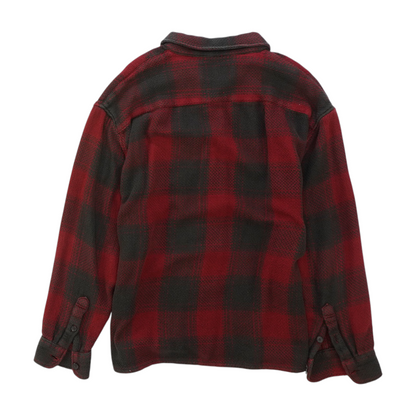 Red Plaid Flannel Button Down