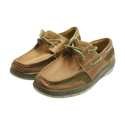 Brown Leather Boat Casual Shoes