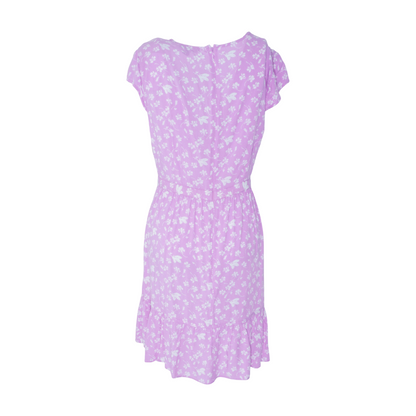 Pink Floral Mini Dress